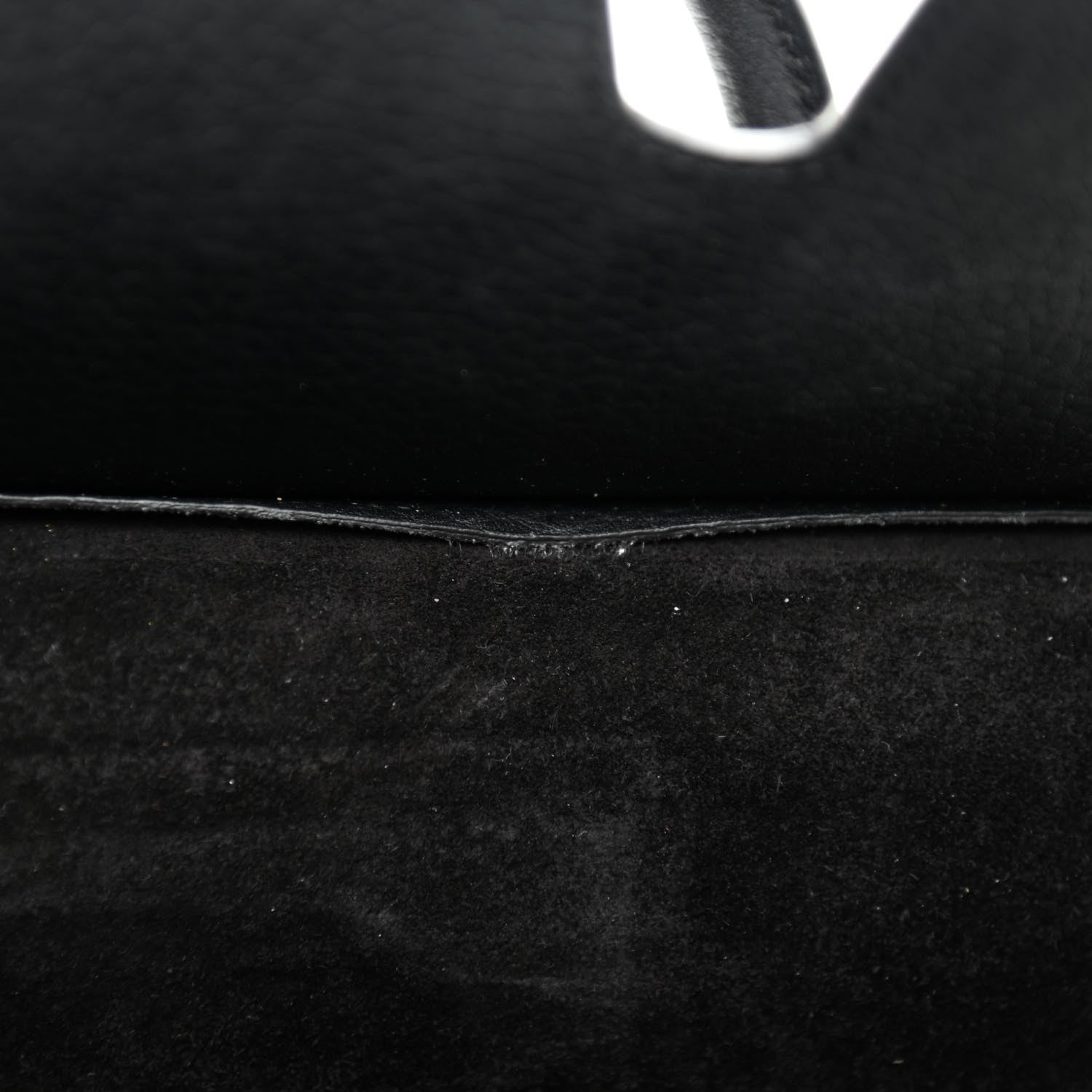 Celine Crisped Calfskin Mini Tie Knot Tote Black 9 of 13