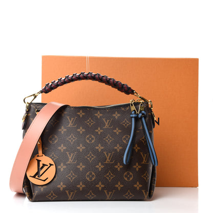 Louis Vuitton Monogram Beaubourg Hobo Mini Bordeaux Red Peach Safran Blue Jean Blue 11 of 11