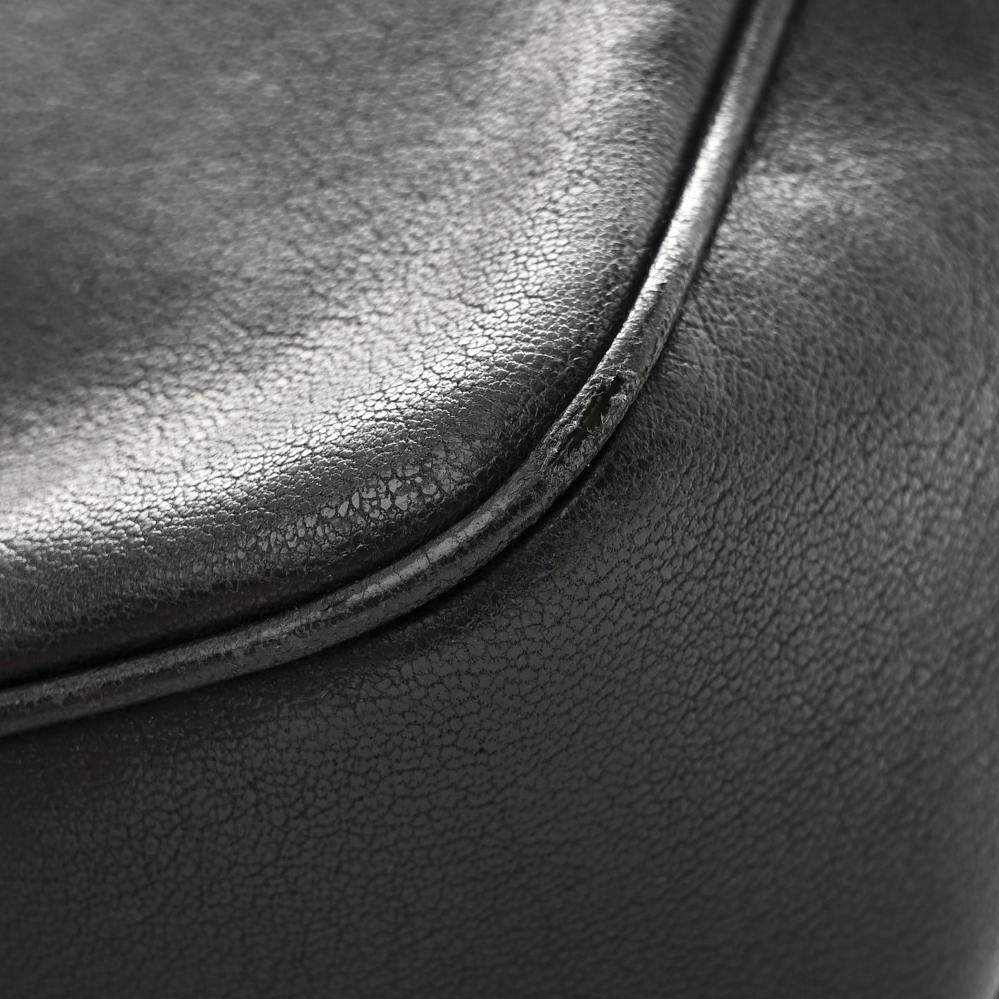 Lambskin Monogram Embossed Small Lou Camera Bag Black