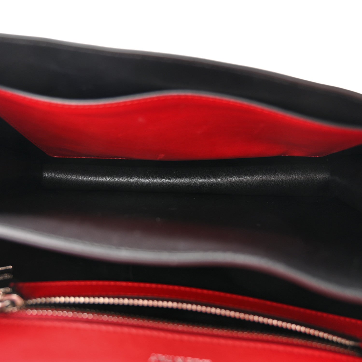 Prada Saffiano City Calfskin Studded Elektra Shoulder Bag Fuoco Black 5 of 10