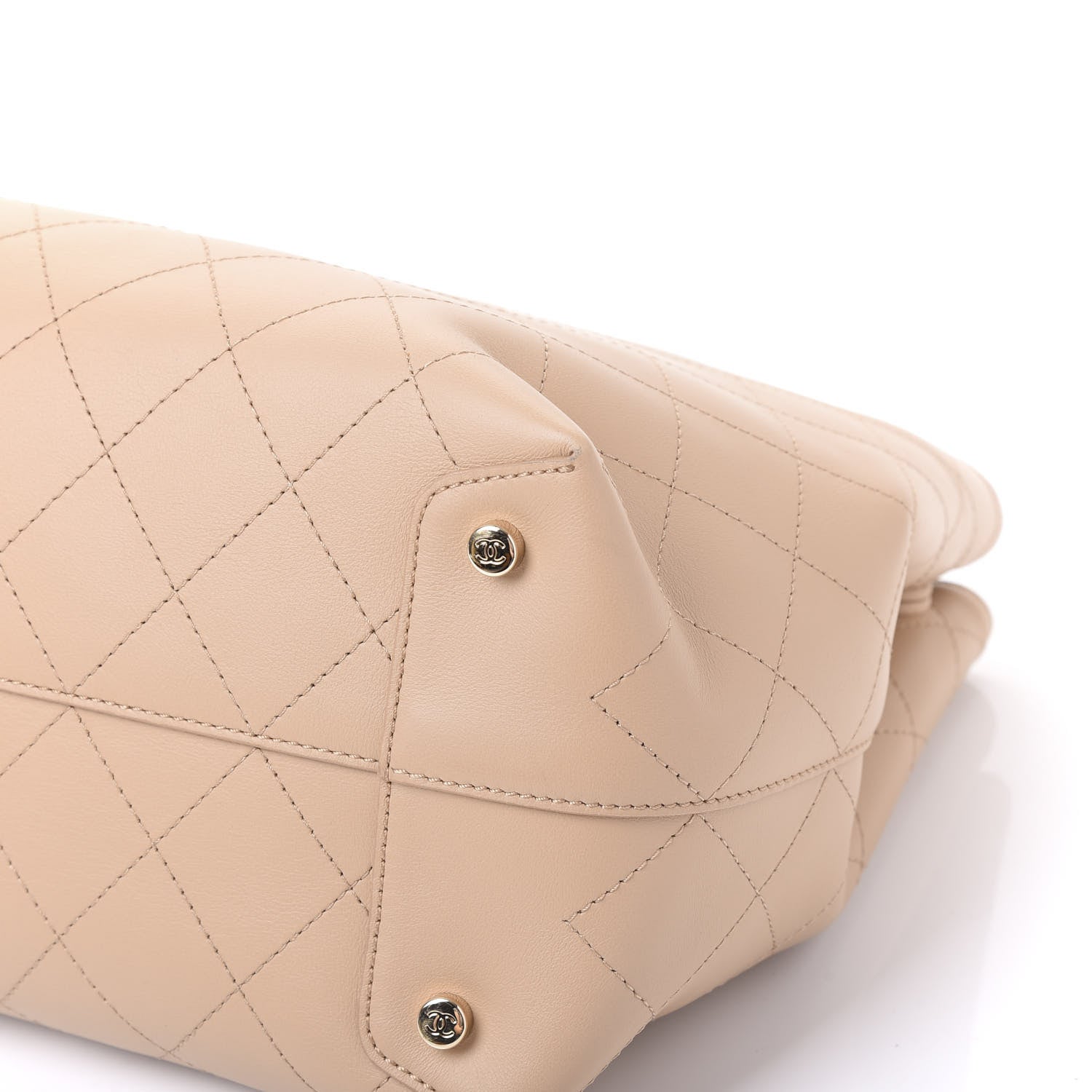 Chanel Calfskin Large Serial Shopper Tote Beige 6 of 11