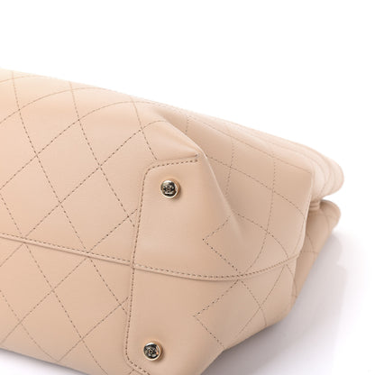 Chanel Calfskin Large Serial Shopper Tote Beige 6 of 11