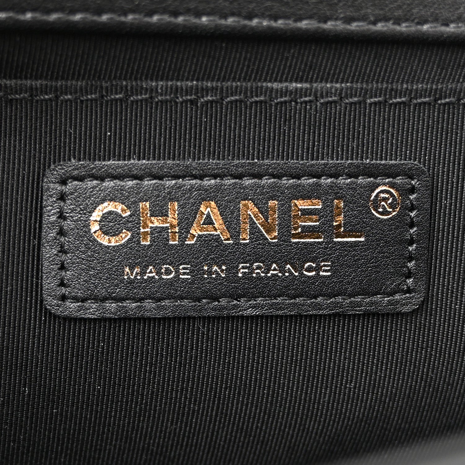 Chanel Lambskin Chevron Quilted Medium Boy Flap Black 6 of 12