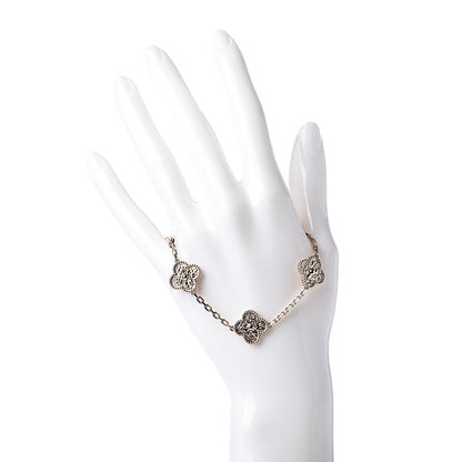 Van Cleef & Arpels 18K Rose Gold 5 Motifs Vintage Alhambra Bracelet 2 of 5