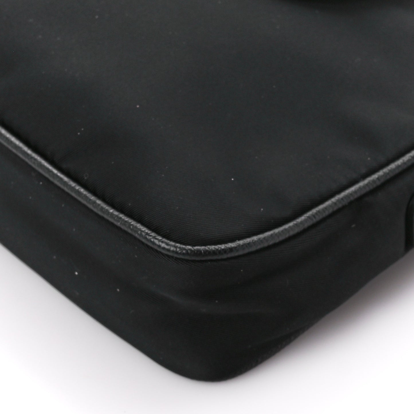 Tessuto Nylon Saffiano Crossbody Bag Black