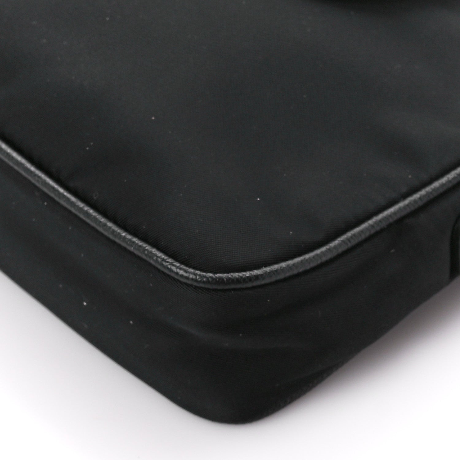 Prada Tessuto Nylon Saffiano Crossbody Bag Black 12 of 12