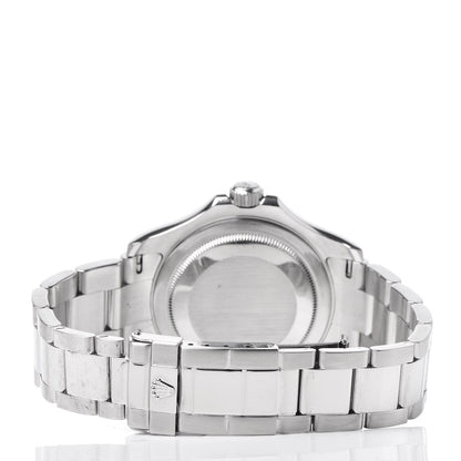 Rolex Stainless Steel Platinum 40mm Oyster Perpetual Date Yacht-Master Watch Silver 16622 4 of 7