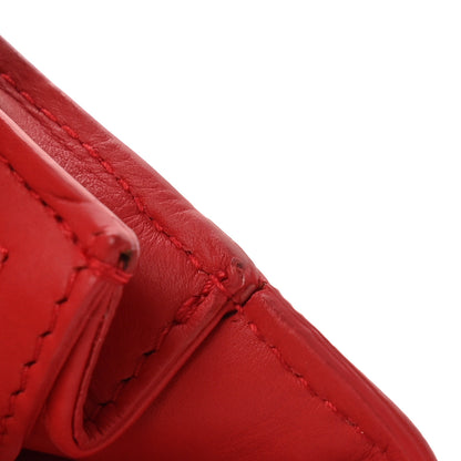 Bottega Veneta Nappa Fold Over Clutch Wallet Red 7 of 7