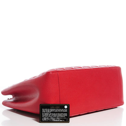 Chanel Caviar Grand Shopping Tote GST Red 8 of 8