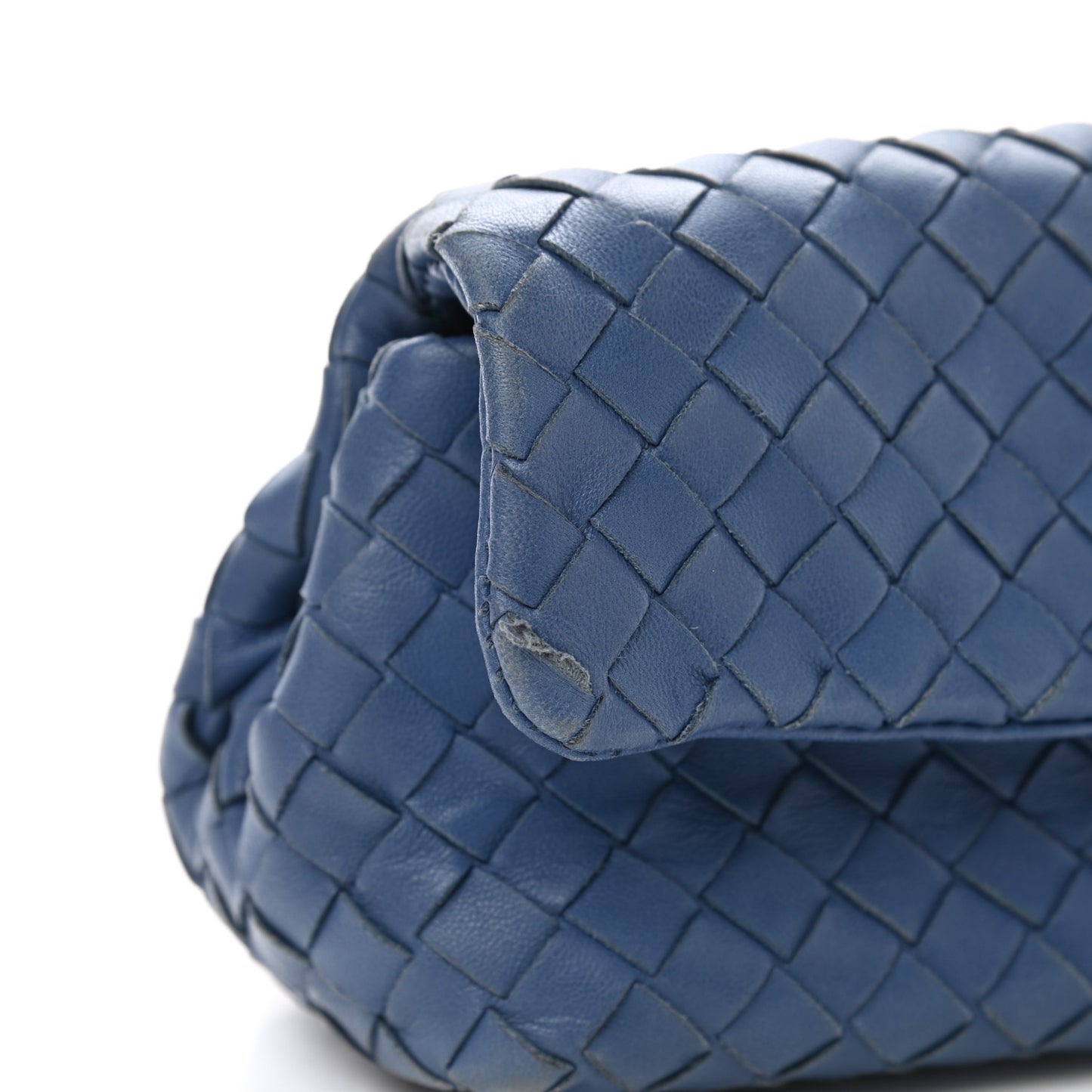 Nappa Intrecciato Cosmetic Case Storm Blue