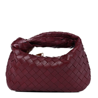 Bottega Veneta Nappa Intrecciato Mini Jodie Burgundy 1 of 9