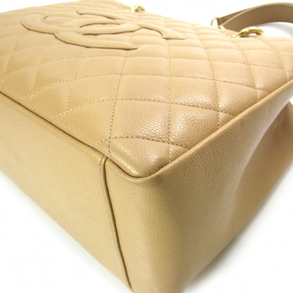 Chanel Caviar Quilted Grand Shopping Tote GST Beige 5 of 11