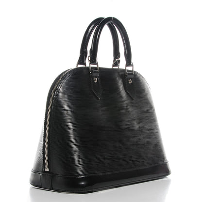 Louis Vuitton Epi Alma PM Black 3 of 8