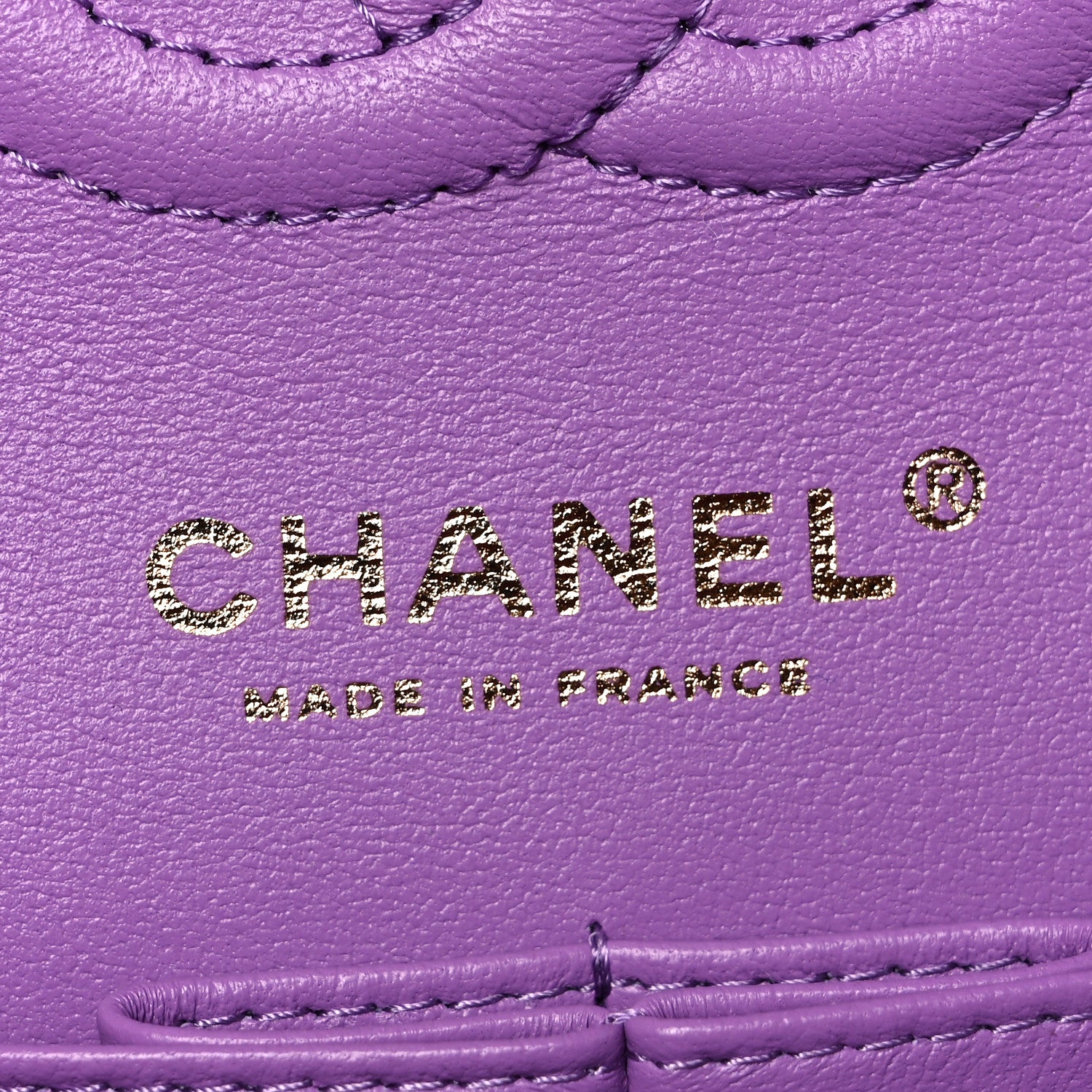 Chanel Caviar Quilted Small Double Flap Purple 5 of 10