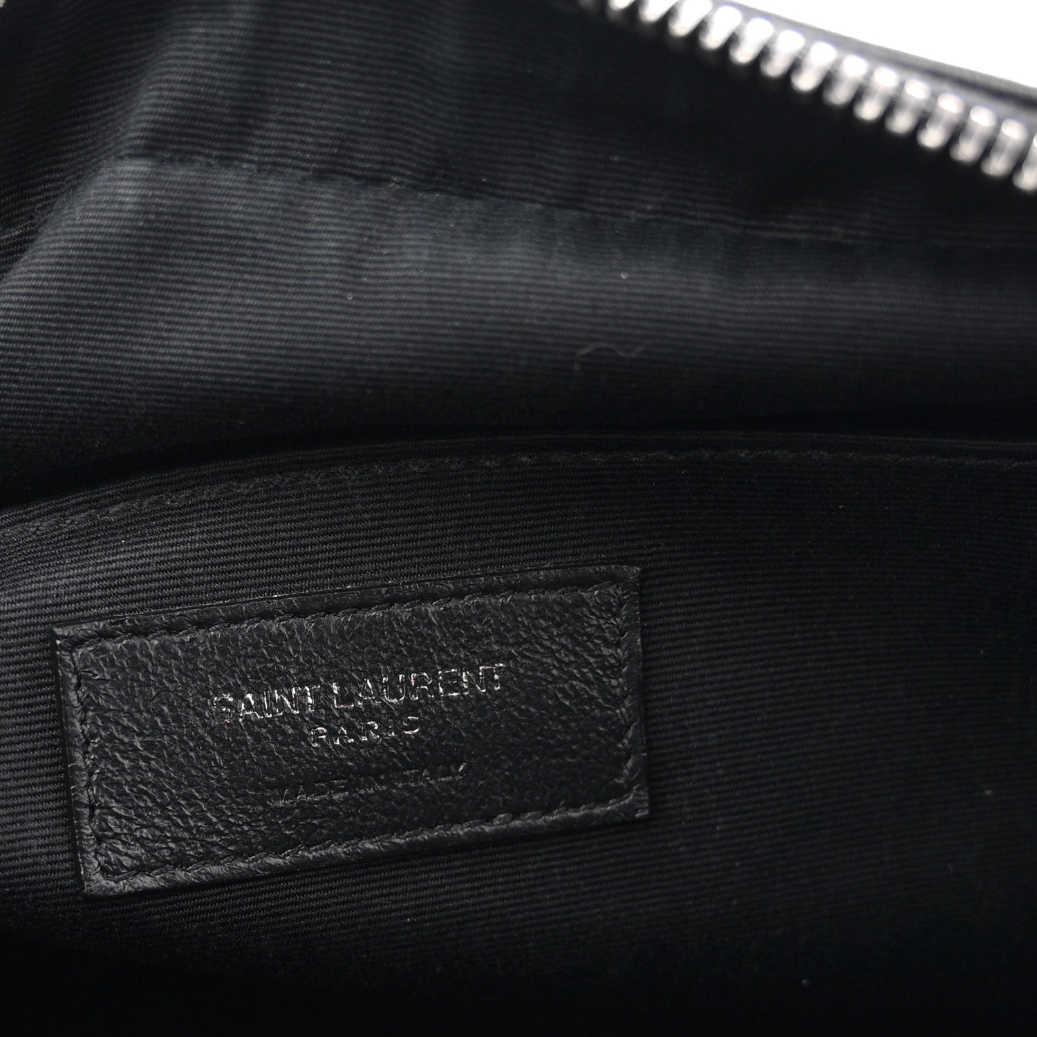 Saint Laurent Calfskin Matelasse Monogram Monochrome Lou Camera Bag Black 6 of 13