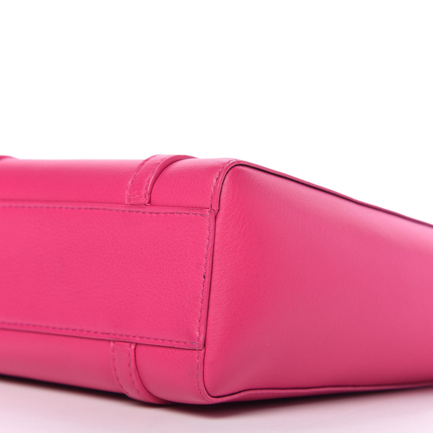 Calfskin XXS Everyday Tote Rose Magenta Black