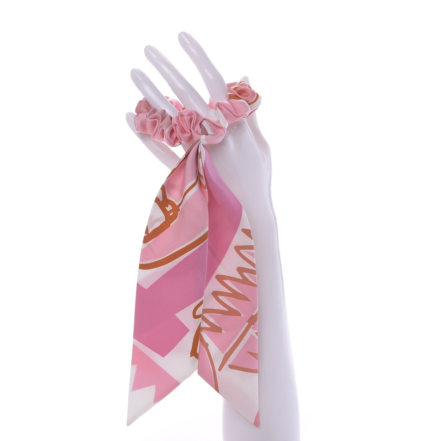 Hermes Silk Twilly Scrunchie 2 of 7