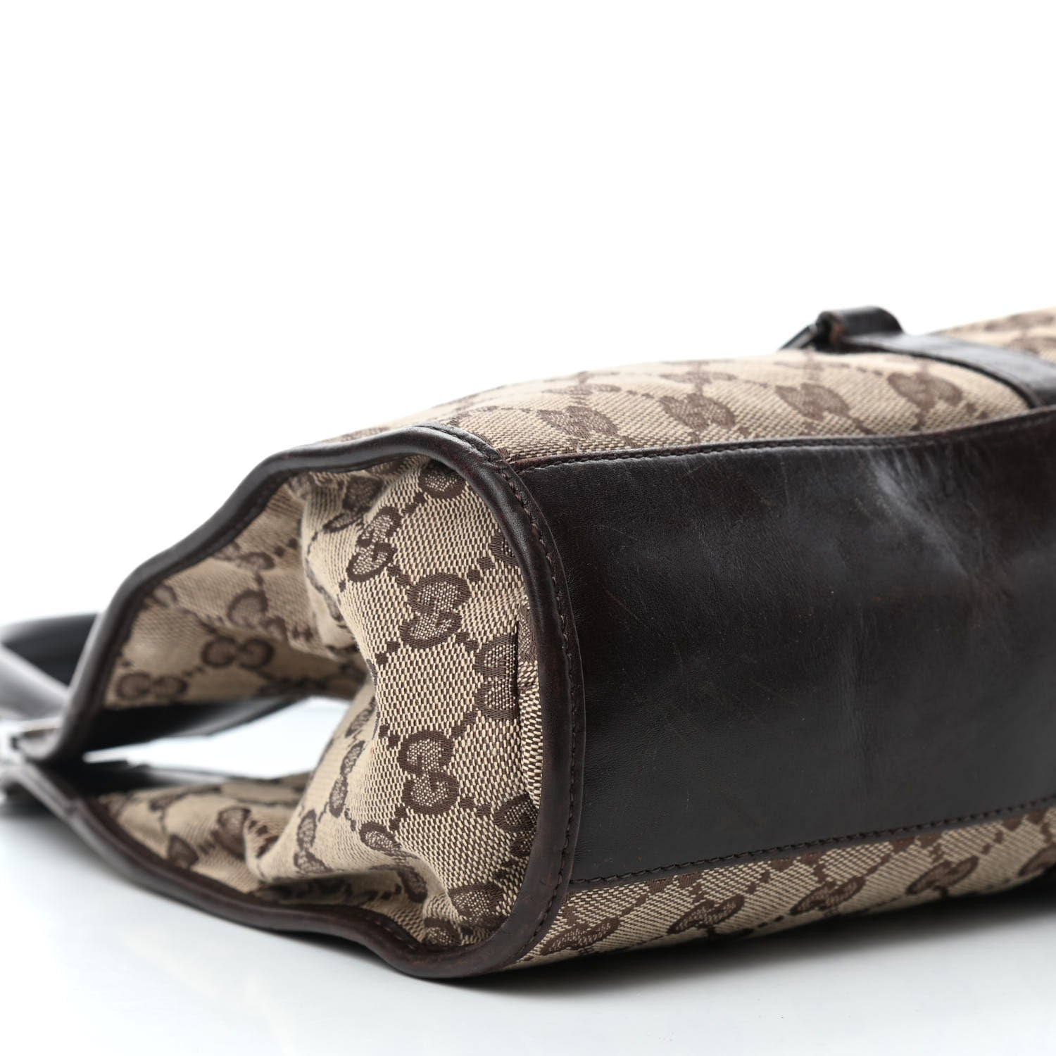 Gucci Monogram Small Bardot Bag Brown 9 of 13