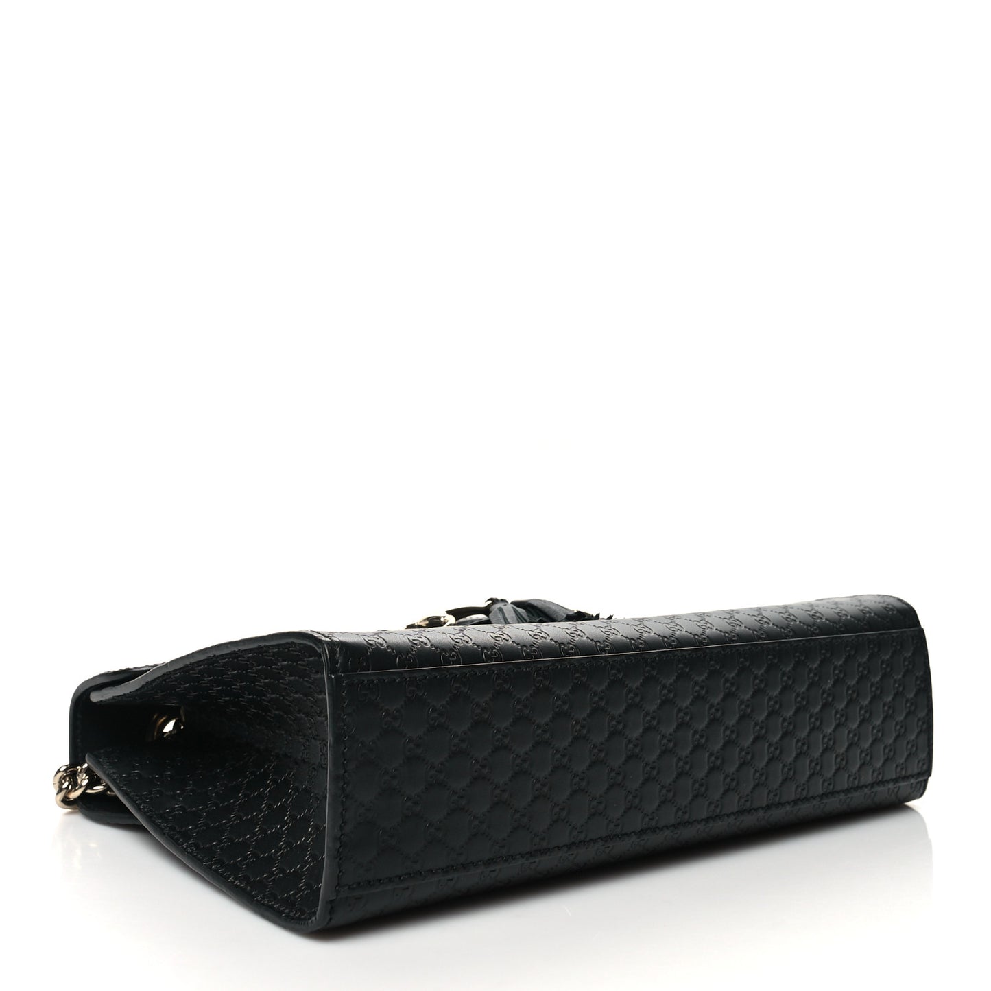 Microguccissima Medium Emily Chain Shoulder Bag Black
