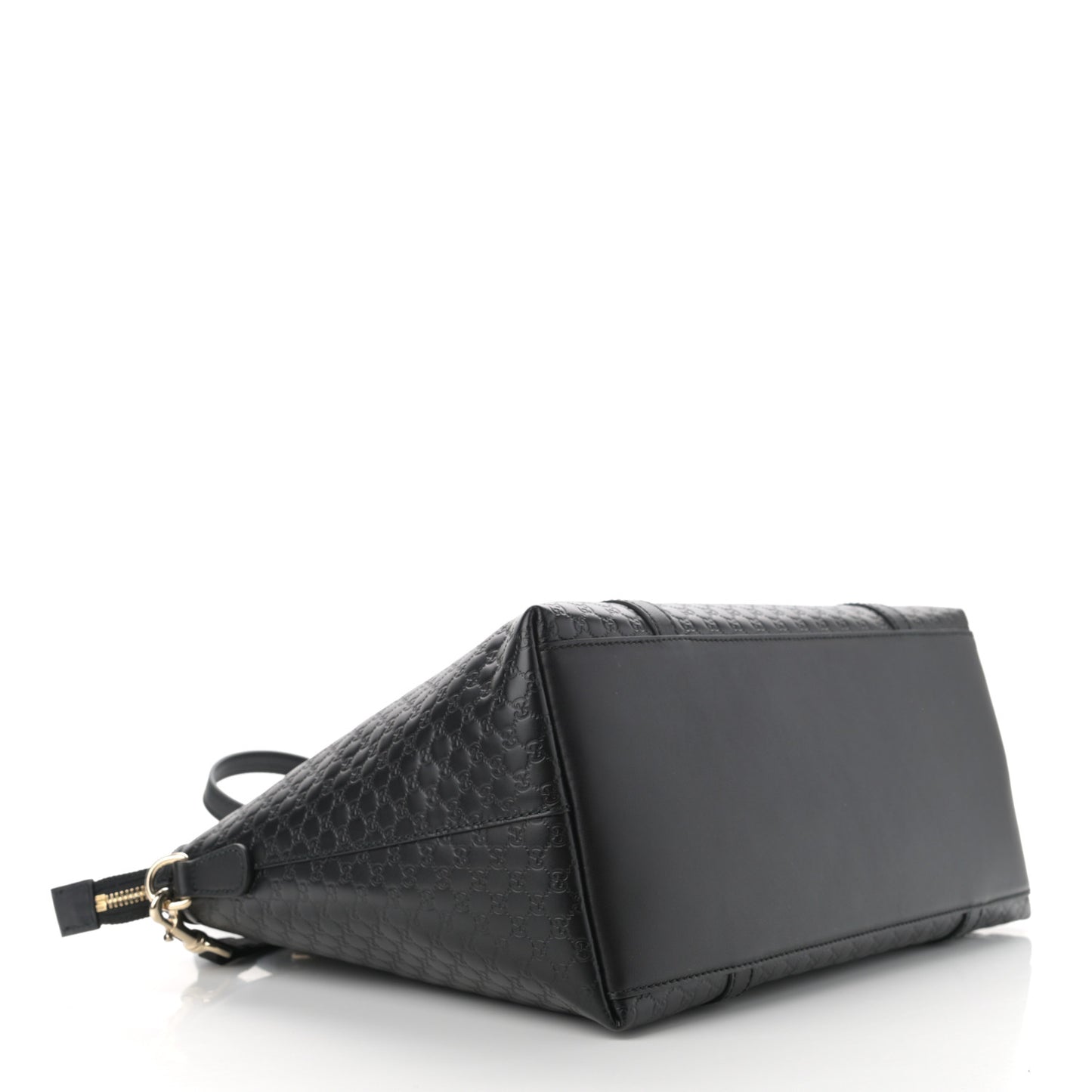 Soft Microguccissima Dome Satchel Black