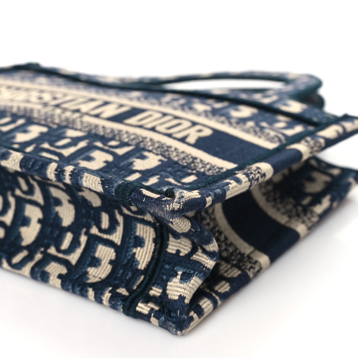 Oblique Mini Book Tote Blue Multicolor