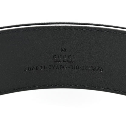 Gucci Plutone Calfskin Double G 40mm Belt 85 34 Black 3 of 4