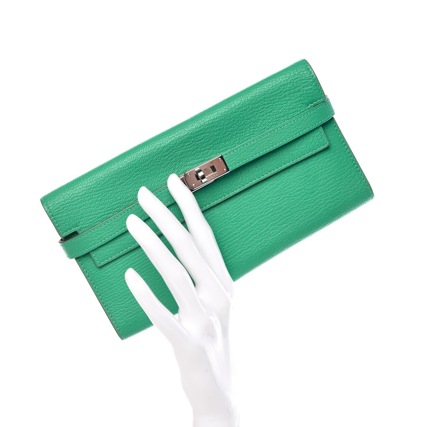 Chevre Mysore Kelly Longue Wallet Menthe