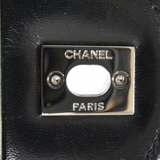 Lambskin Tweedy Flap Black