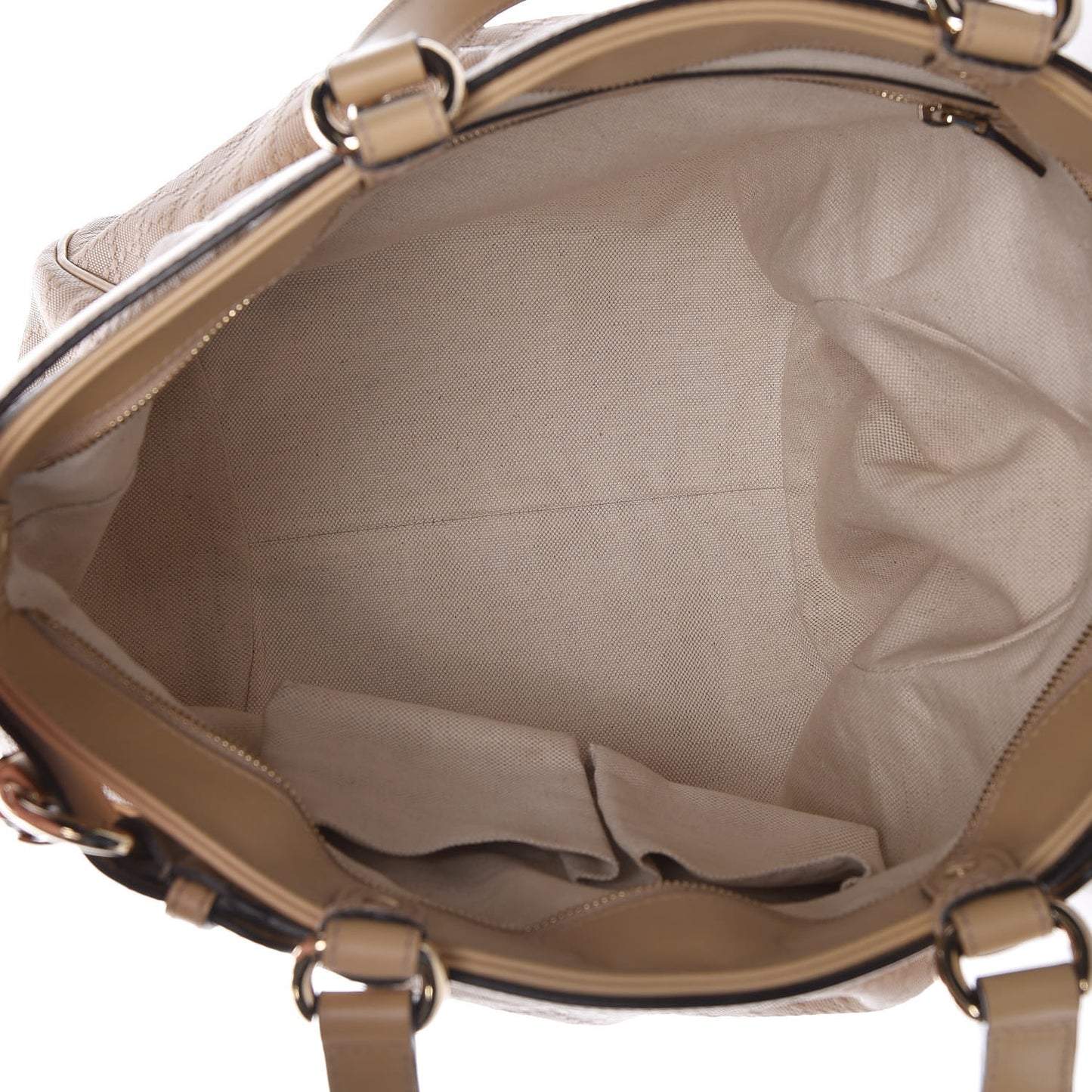 Diamante Medium Bamboo Buckle Tote Beige