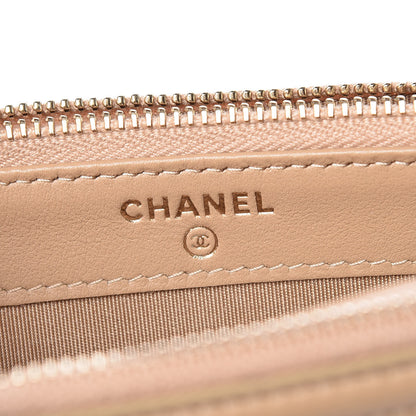 Chanel Caviar Quilted CC Filigree Clutch With Chain Beige 8 of 13