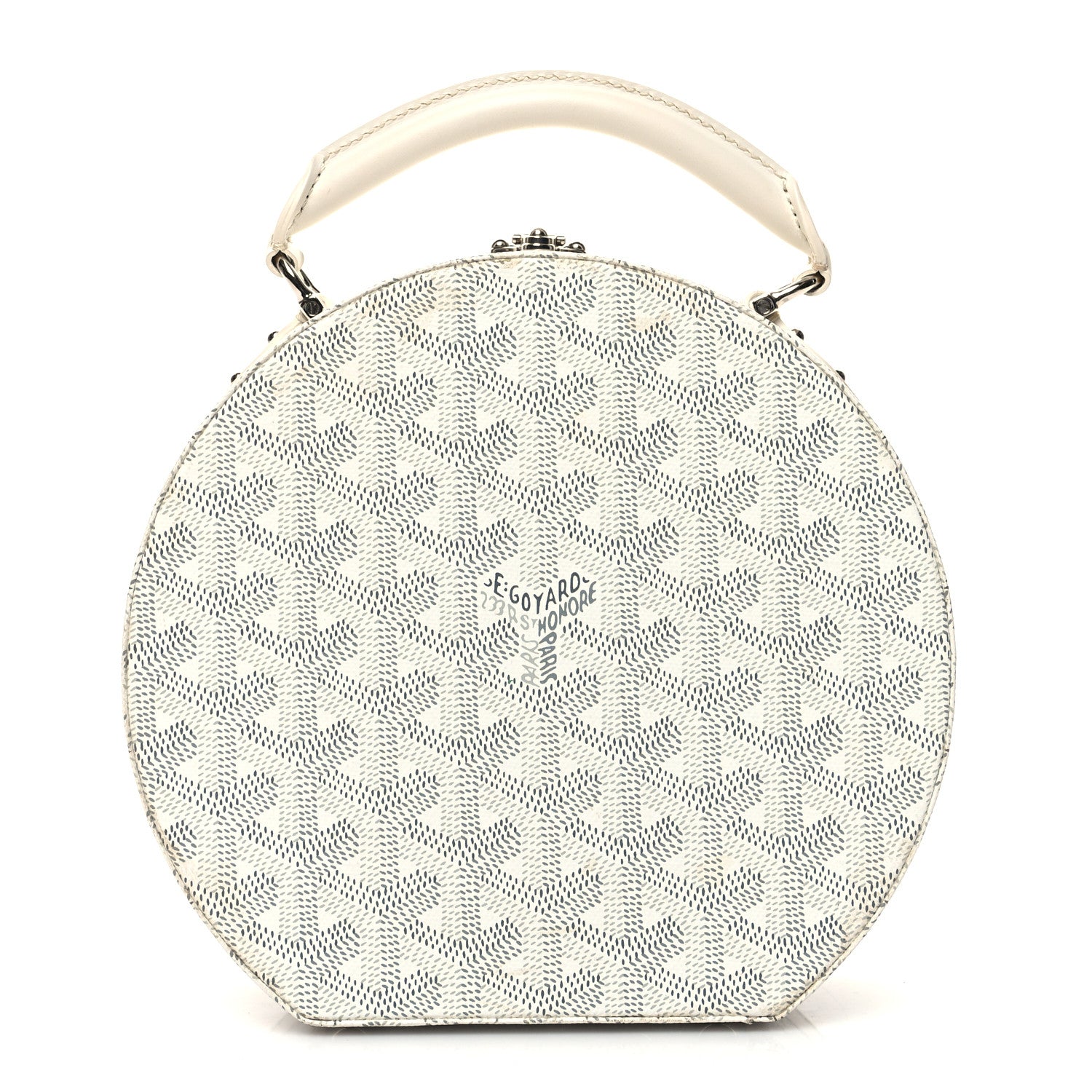 Goyard Goyardine Alto Hatbox White 1 of 10