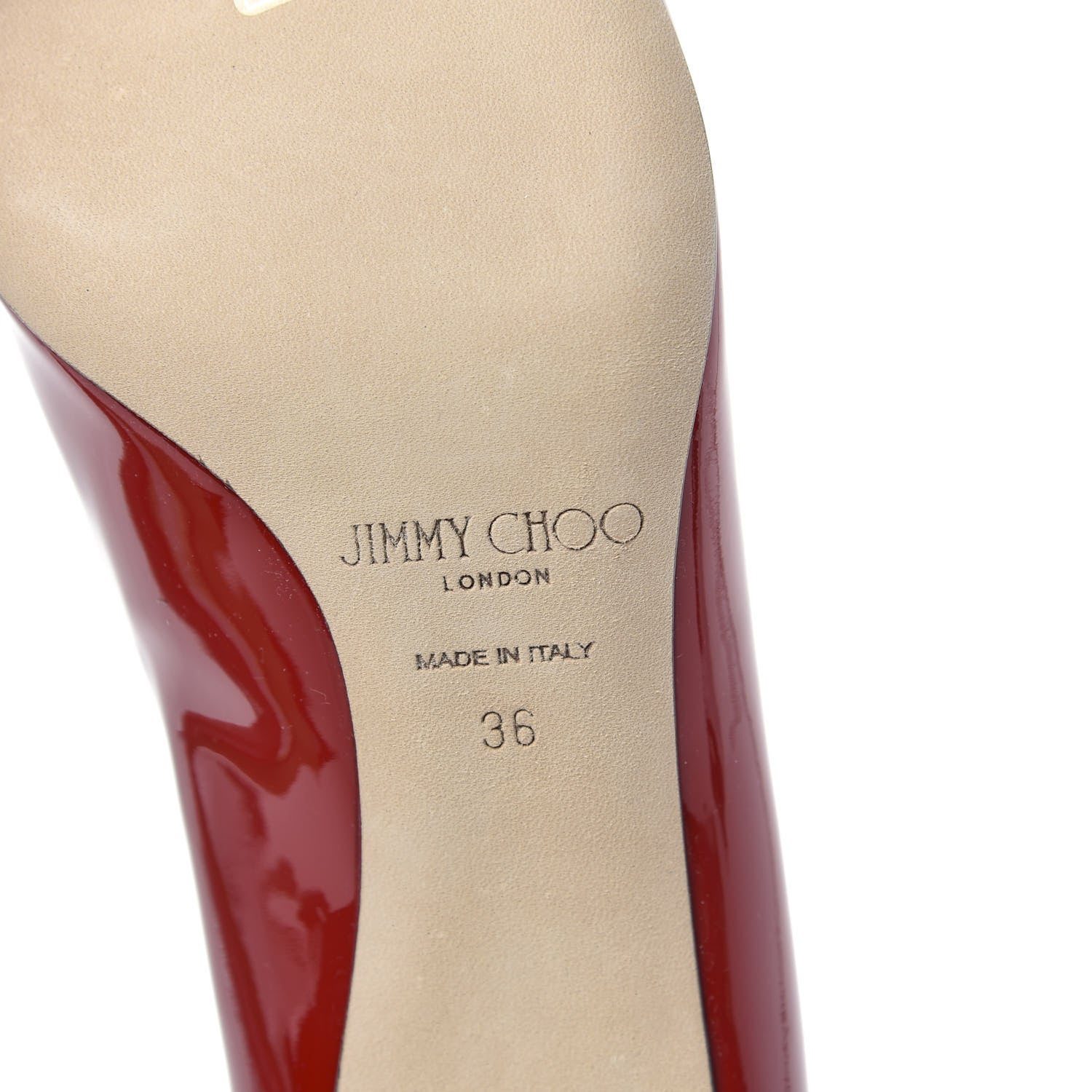 Jimmy Choo Patent Romy 60 Pumps 36 Red 7 of 8
