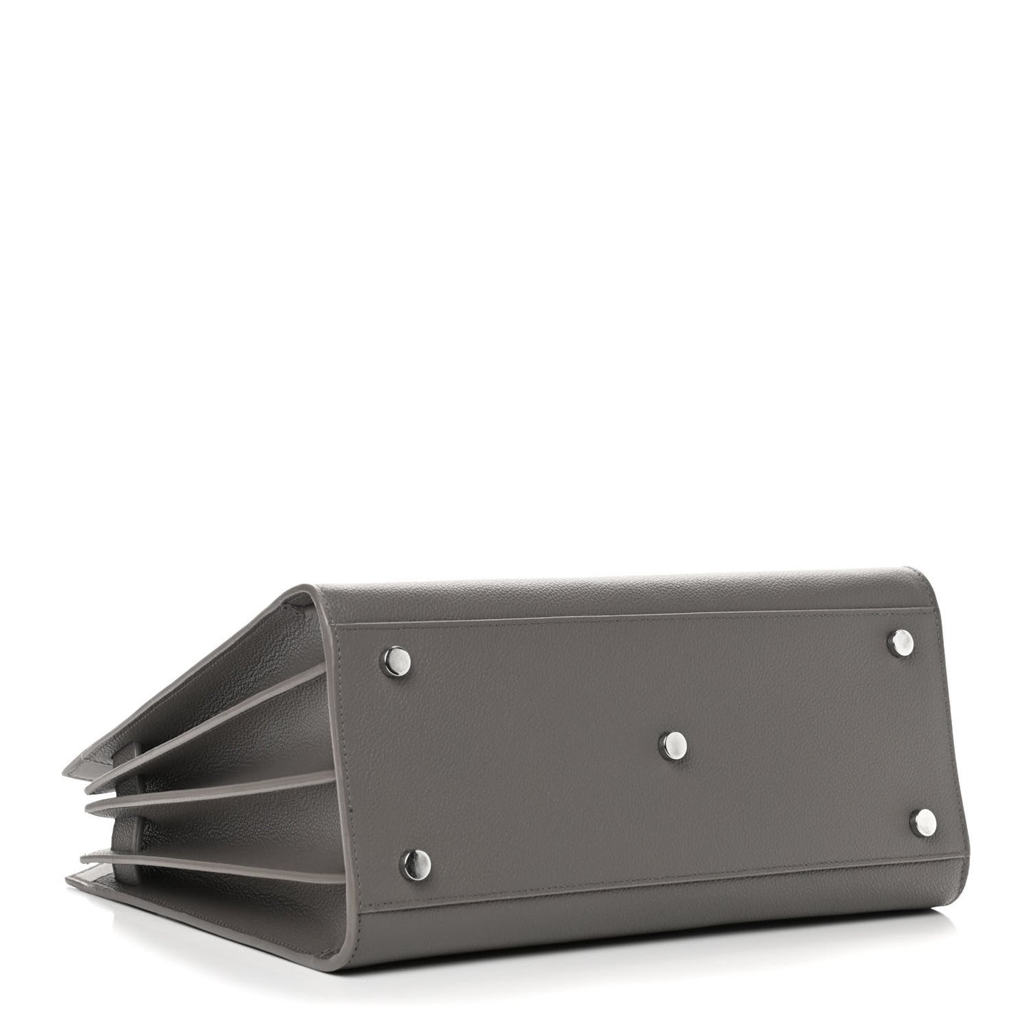Grained Calfskin Small Sac De Jour Fog