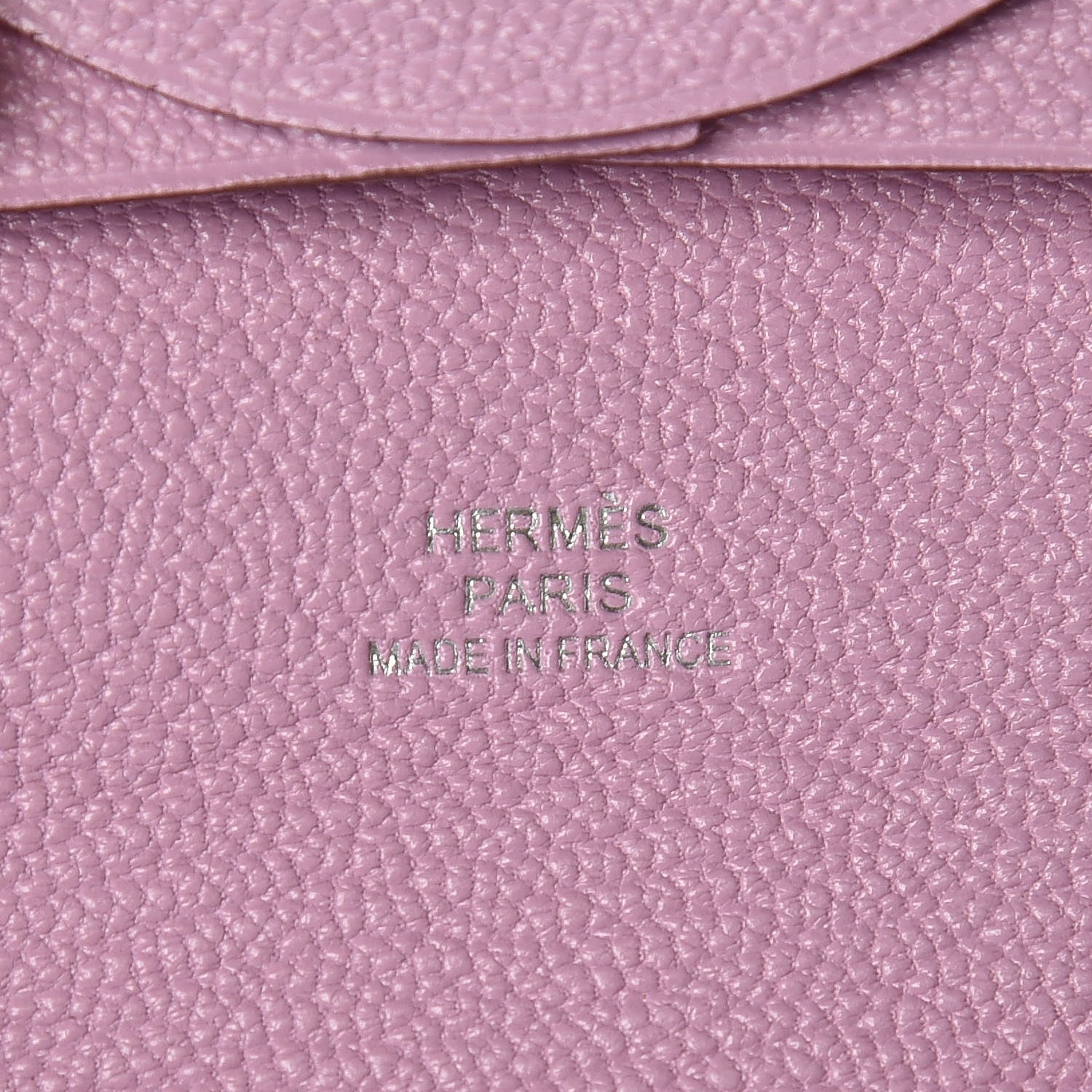 Hermes Chevre Mysore Bastia Coin Purse Mauve Sylvestre 6 of 8