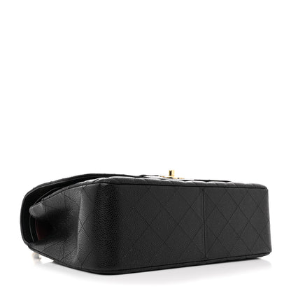 Chanel Caviar Quilted Jumbo Double Flap Black 4 of 10