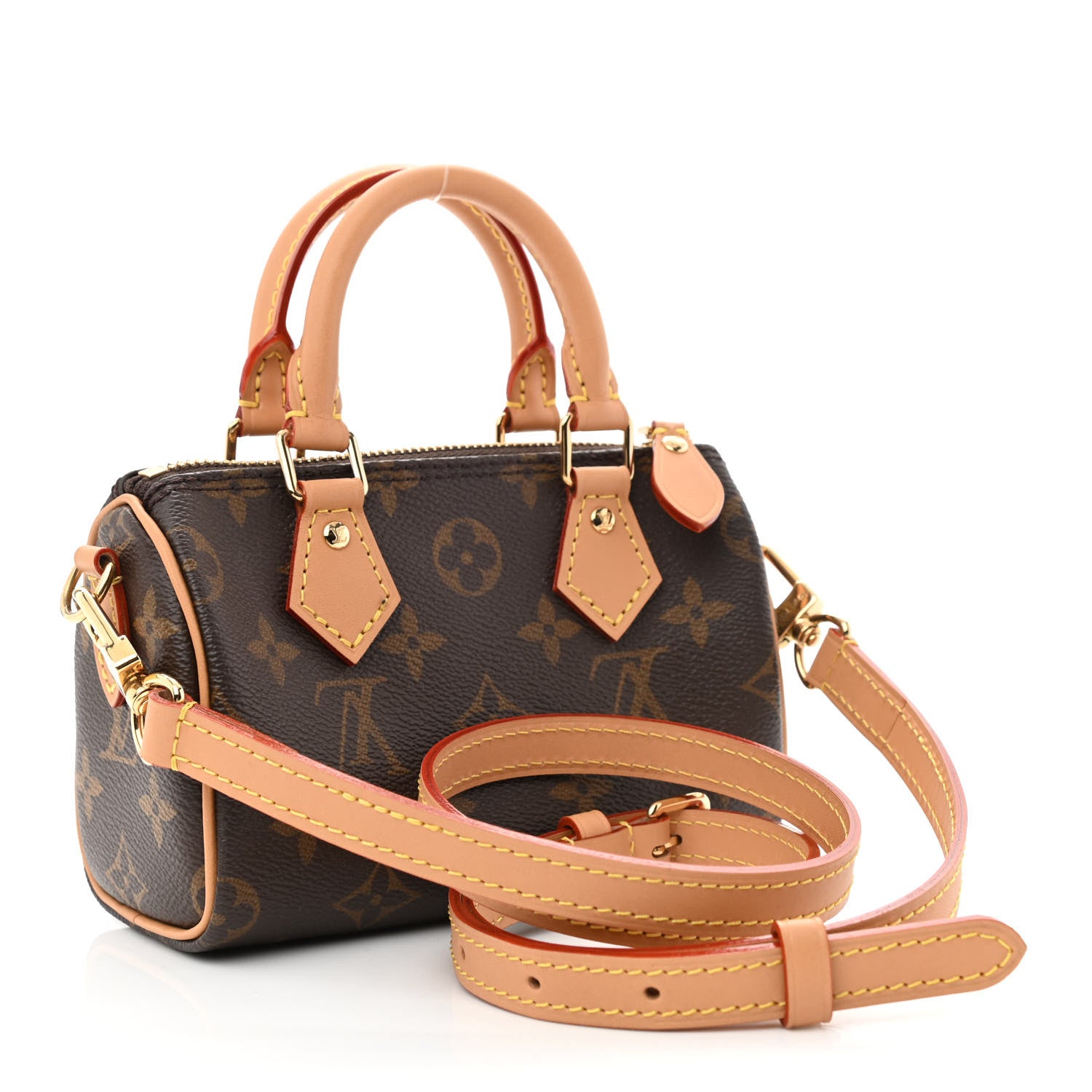 Louis Vuitton Monogram Nano Speedy Bandouliere 3 of 10