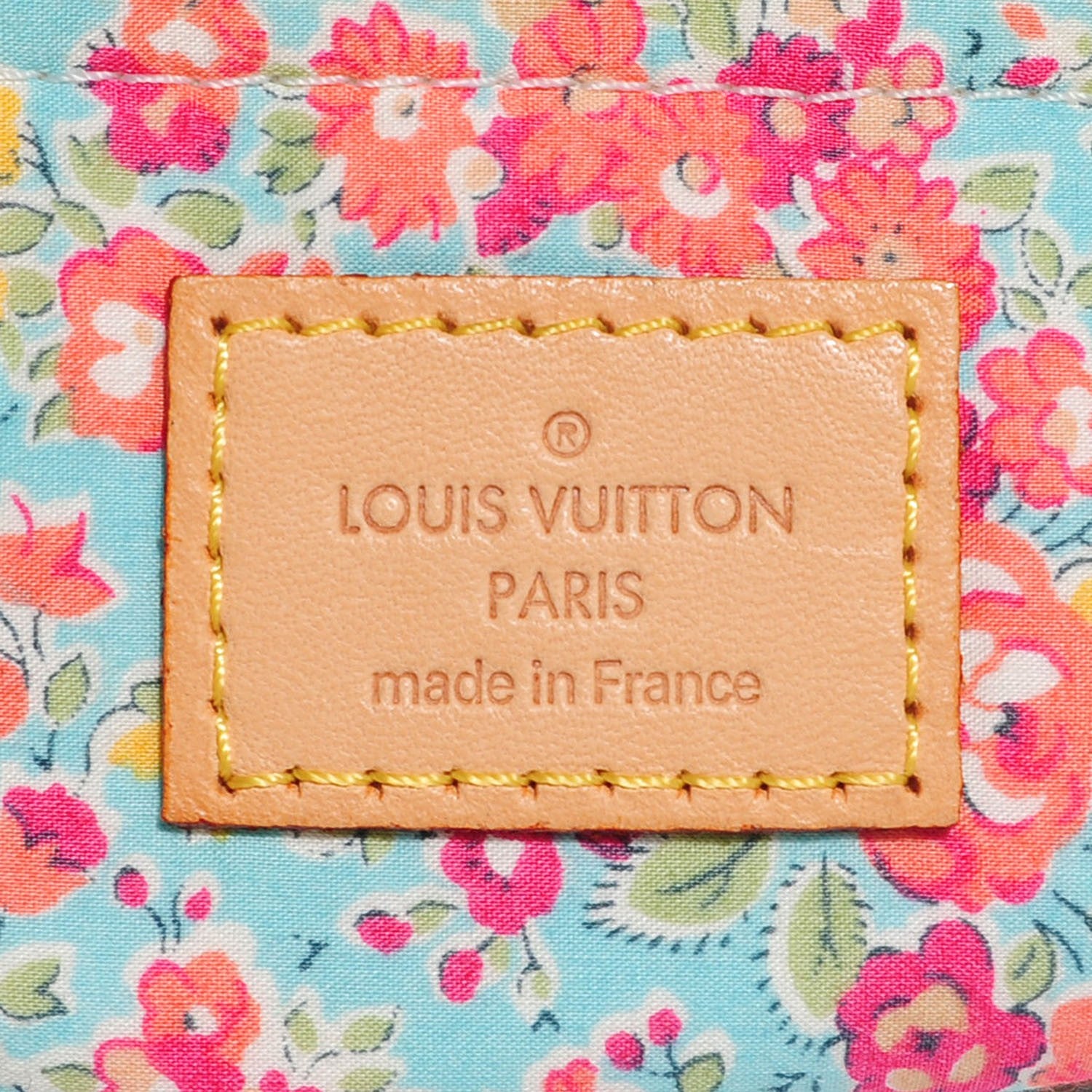 Louis Vuitton Denim Patchwork Pouchy Blue 6 of 7