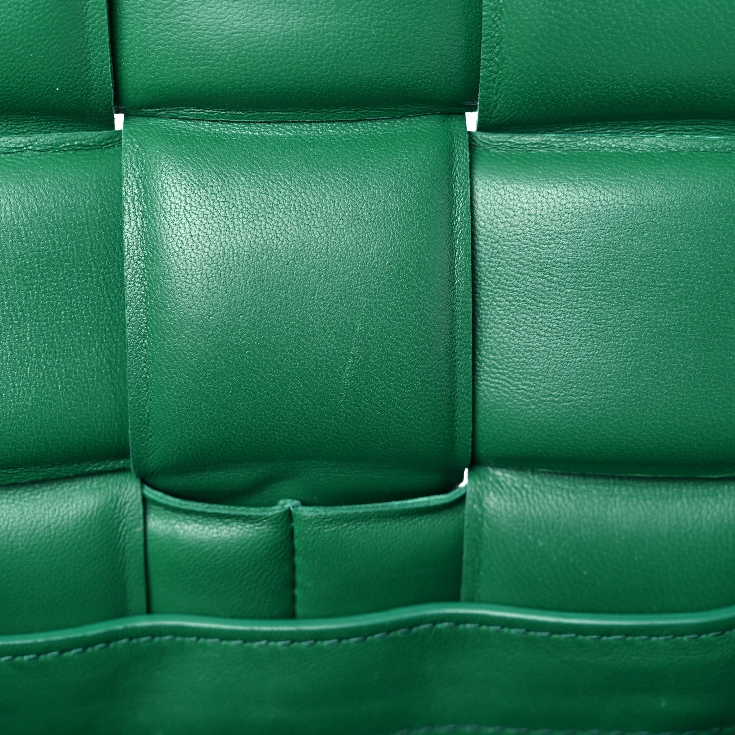 Bottega Veneta Nappa Maxi Intreccio Padded Cassette Crossbody Bag Racing Green 12 of 15