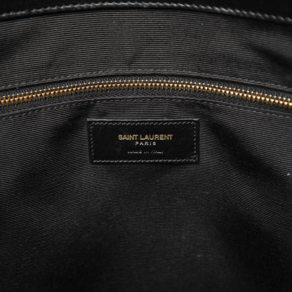 Saint Laurent Toile Classic Monogram Tote Bag Black 15 of 19
