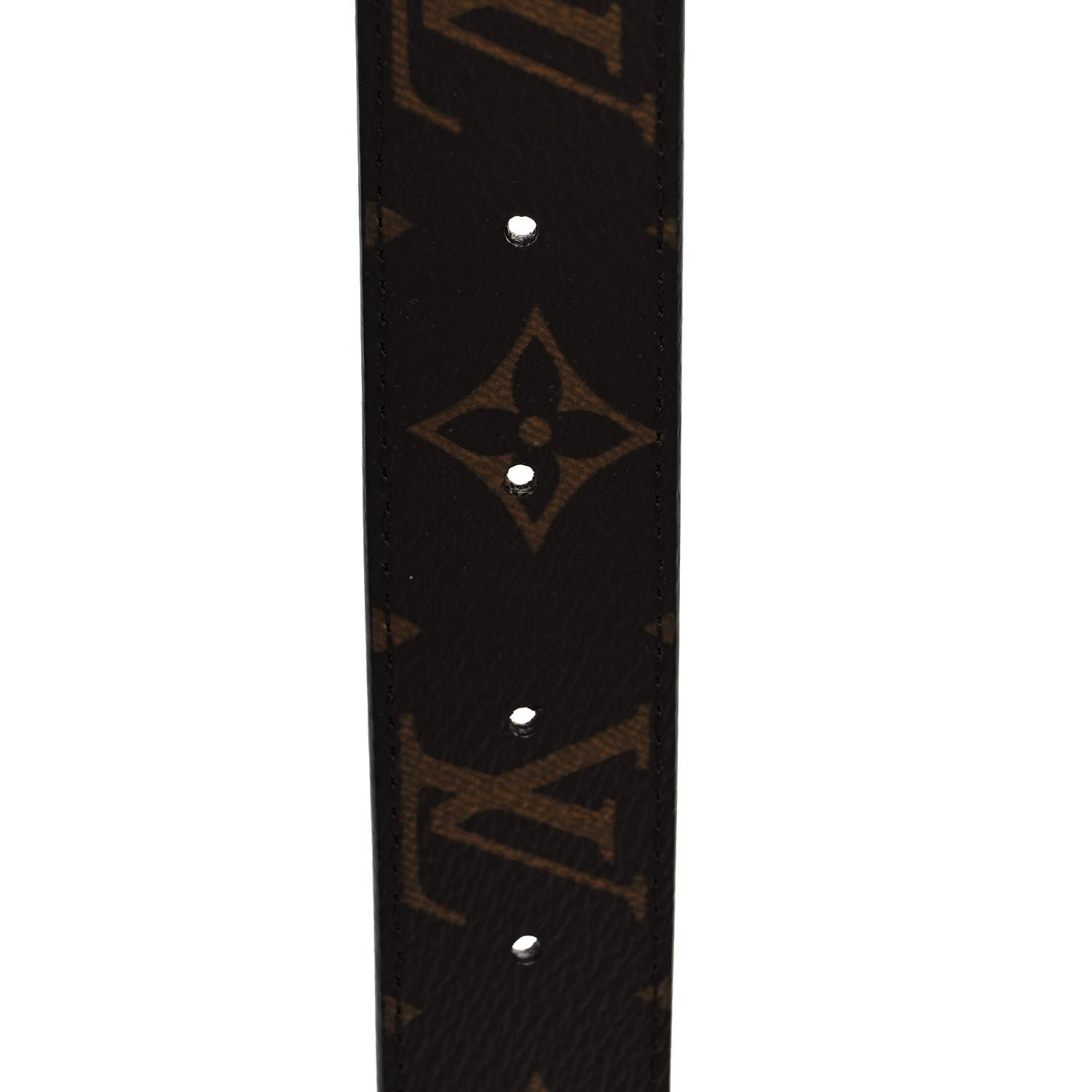 Louis Vuitton Calfskin Monogram 30mm LV Initiales Reversible Belt 85 34 Black 4 of 5