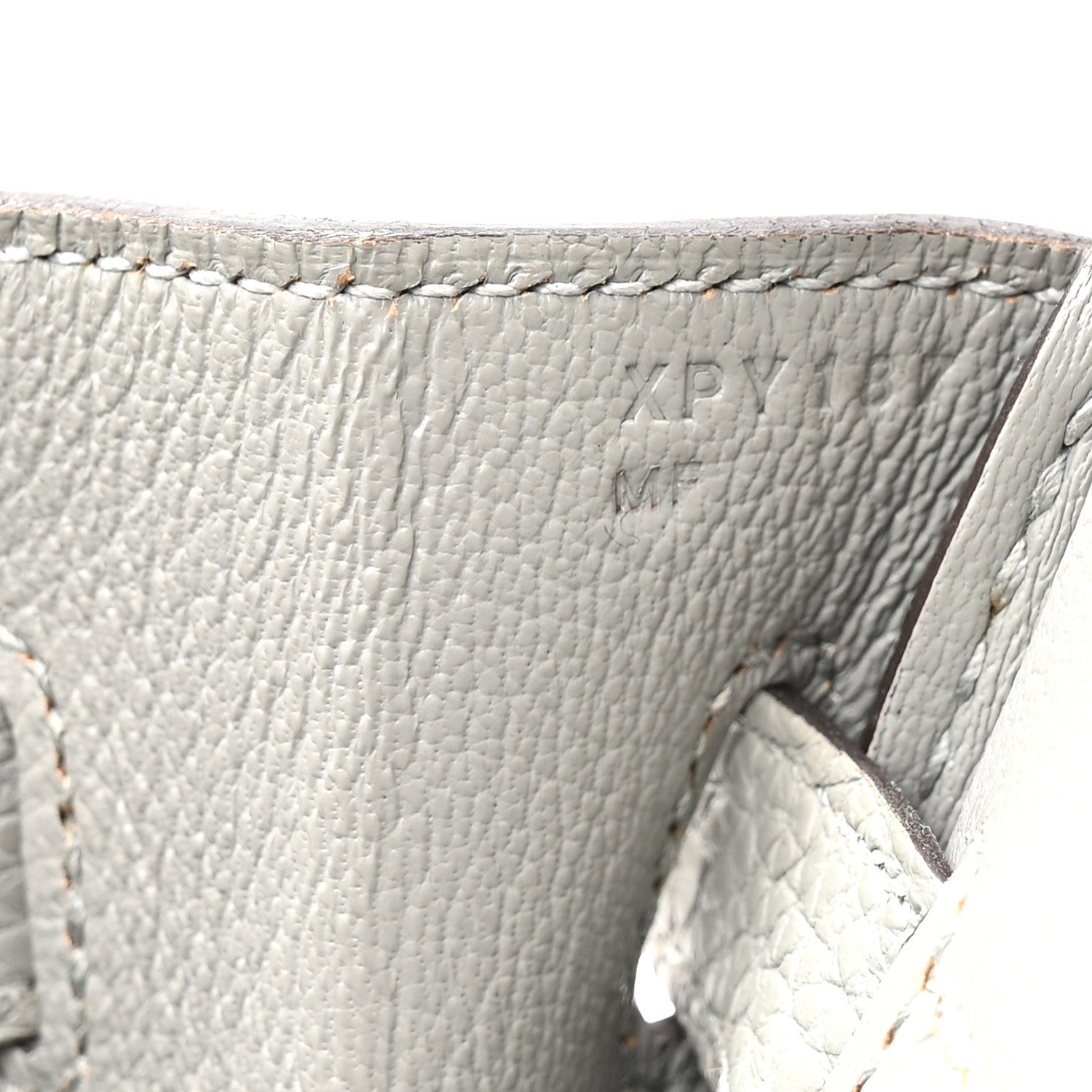 Hermes Togo BIRKIN 30 Gris Mouette 7 of 14