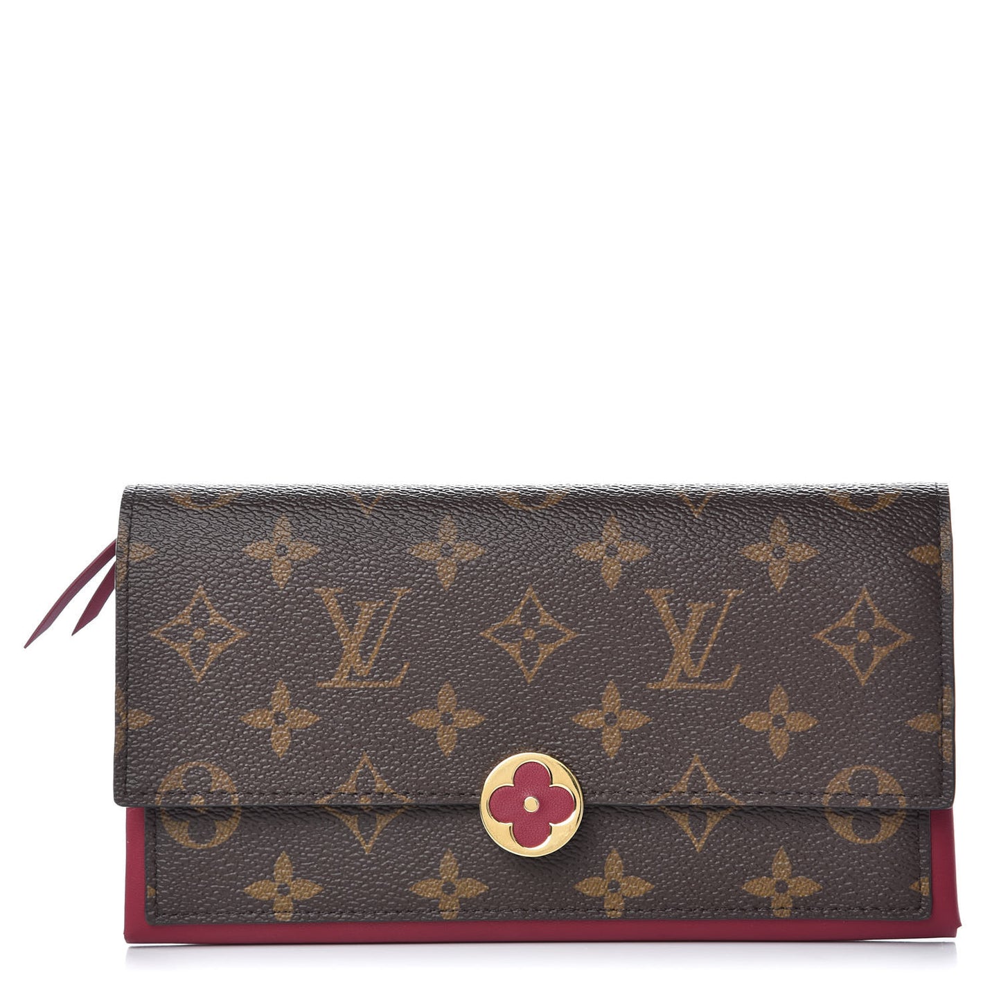 Monogram Flore Wallet Fuchsia