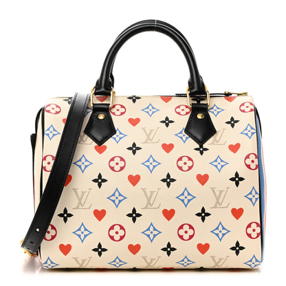 Louis Vuitton Game On Speedy Bandouliere 25 White 1 of 10