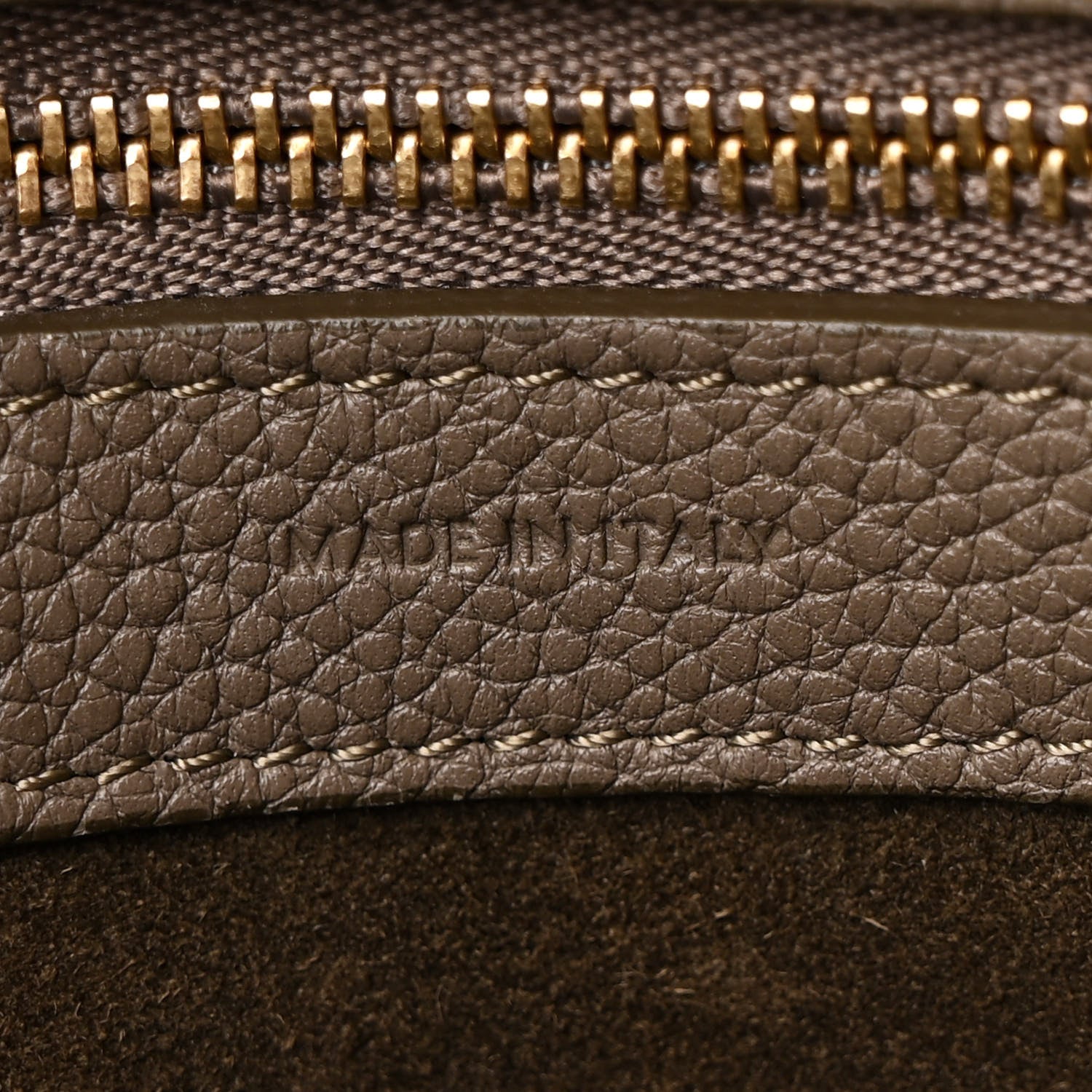 Celine Soft Grained Calfskin Medium Belt Cabas Phantom Taupe 7 of 12