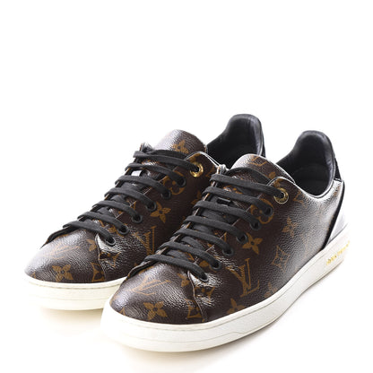 Louis Vuitton Patent Monogram Frontrow Sneakers 41 2 of 8