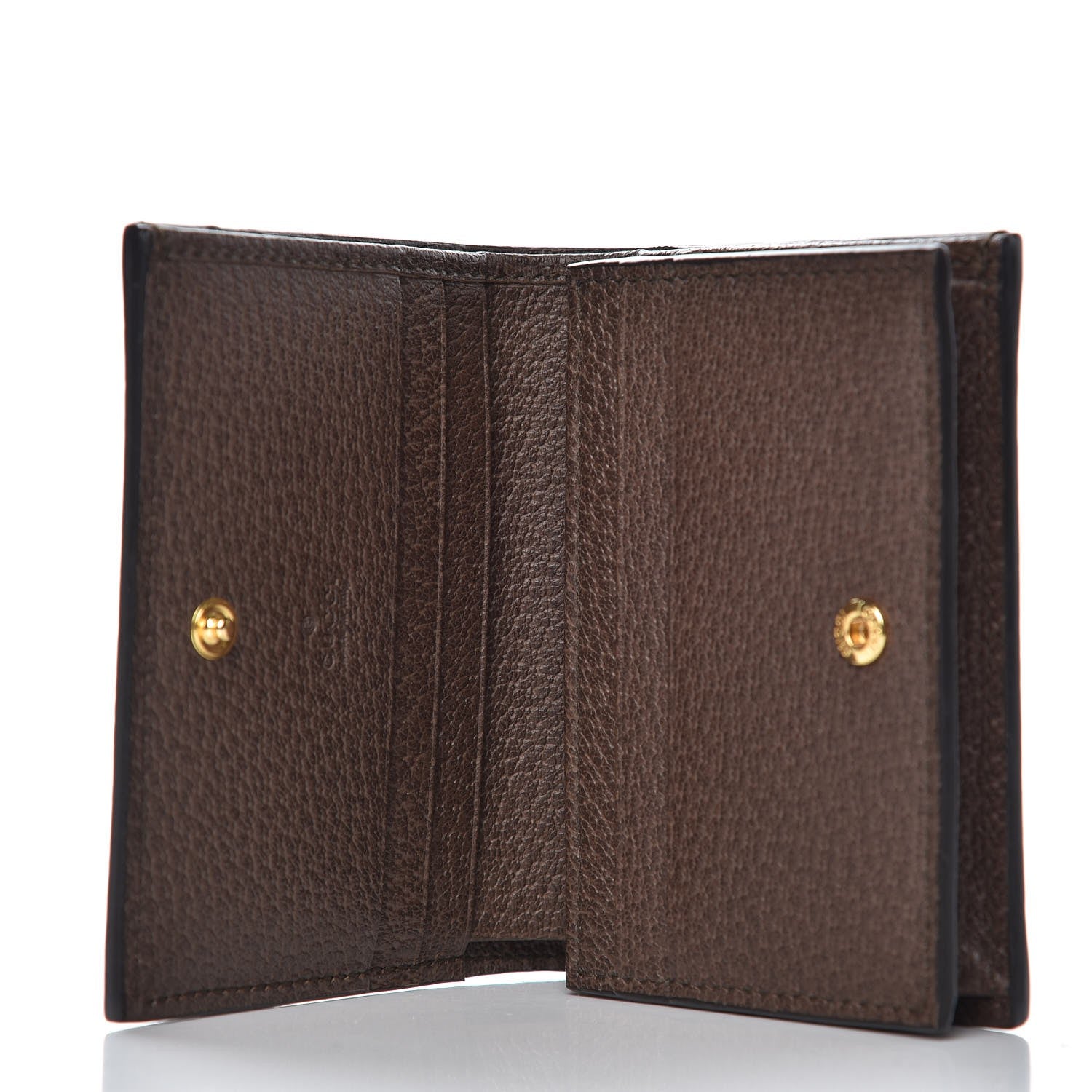 Gucci GG Supreme Monogram Web Ophidia Card Case Beige New Acero 5 of 7