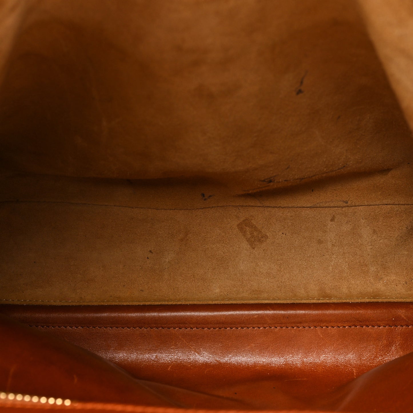 Canvas Large Peekaboo Iconic Satchel Black Cuoio