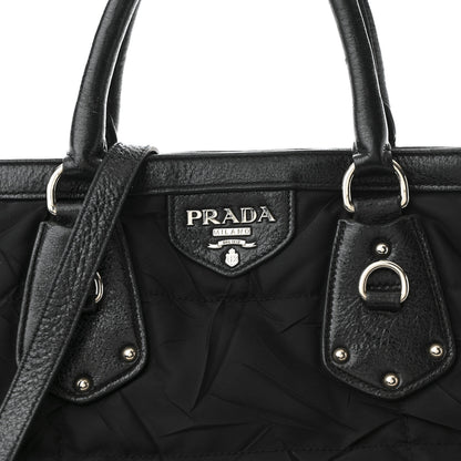 Prada Tessuto Nylon Cervo Lux 24H Tote Black 8 of 11