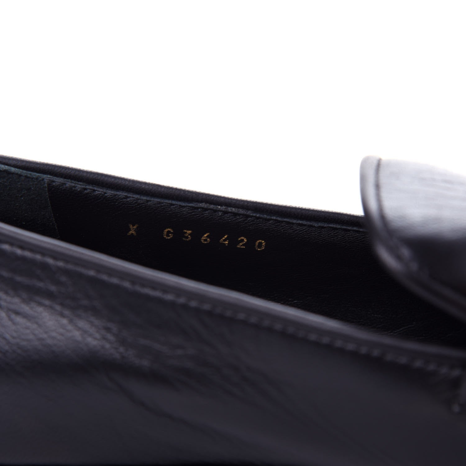 Chanel Lambskin CC Chain Loafers 38 Black 10 of 11