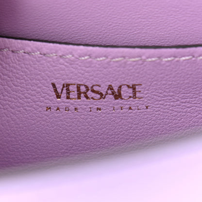 Versace Calfskin Medusa Small Top Handle Handbag Lilac 6 of 9